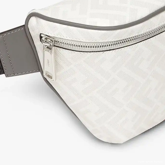 Cheap HOT In Motif Fabric FF White Belt Red Bag Fendi 0320