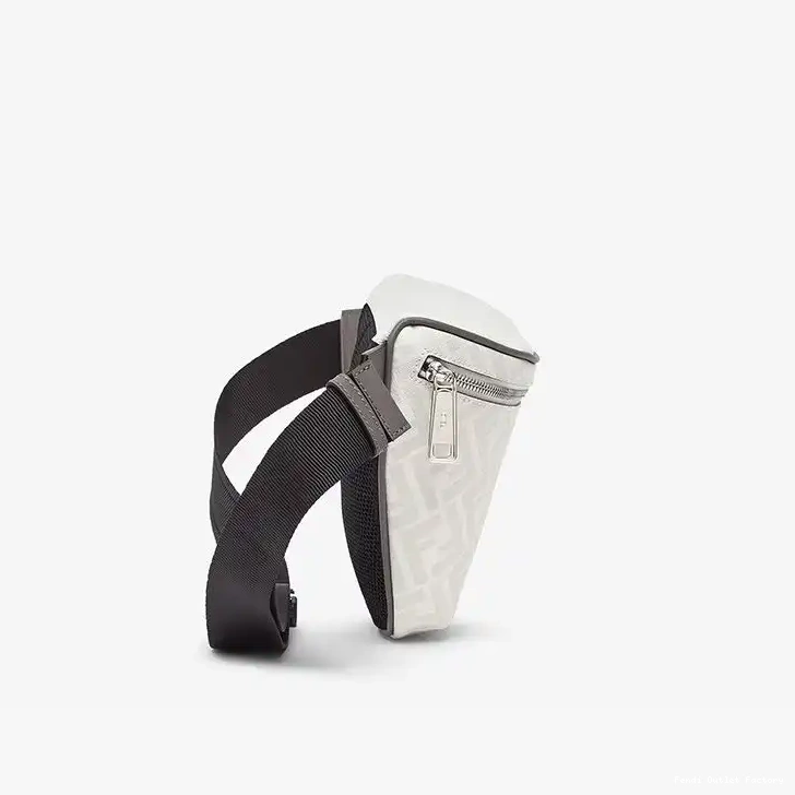 Cheap HOT In Motif Fabric FF White Belt Red Bag Fendi 0320