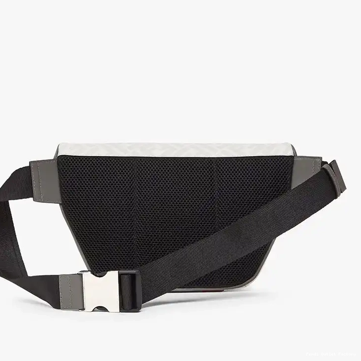 Cheap HOT In Motif Fabric FF White Belt Red Bag Fendi 0320